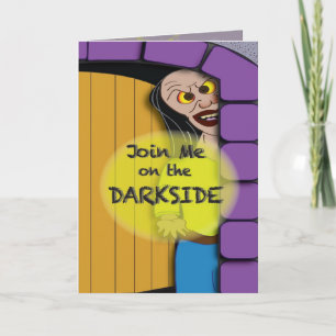 Tarjeta El lado oscuro de Halloween
