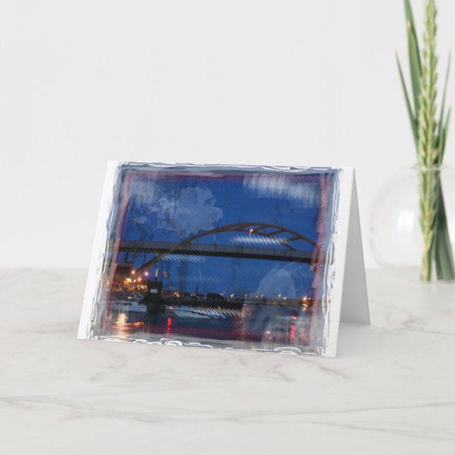 Tarjeta El lago Michigan (Anverso)