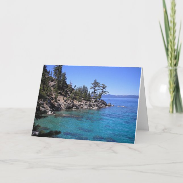 Tarjeta El lago Tahoe (Anverso)