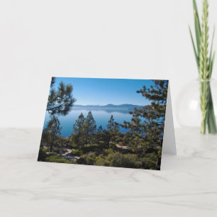 Tarjeta El lago Tahoe