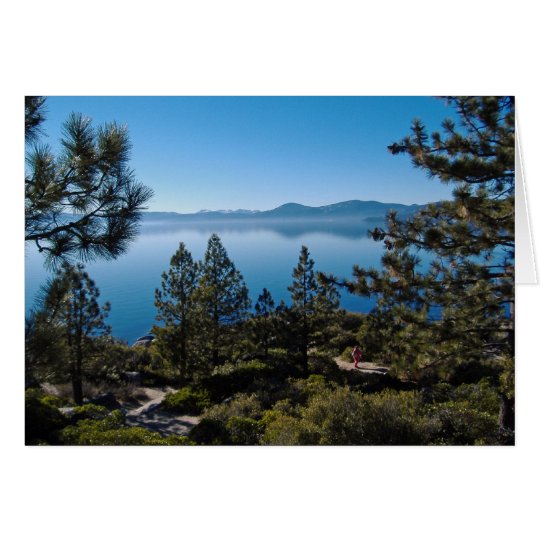 Tarjeta El lago Tahoe