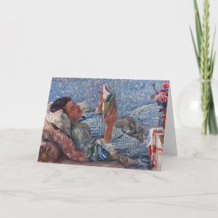 Tarjeta El lector   Lovis Corinth