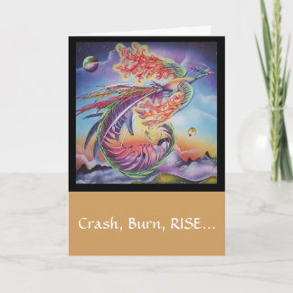 Tarjeta El "levantamiento de Phoenix" inspirador consigue