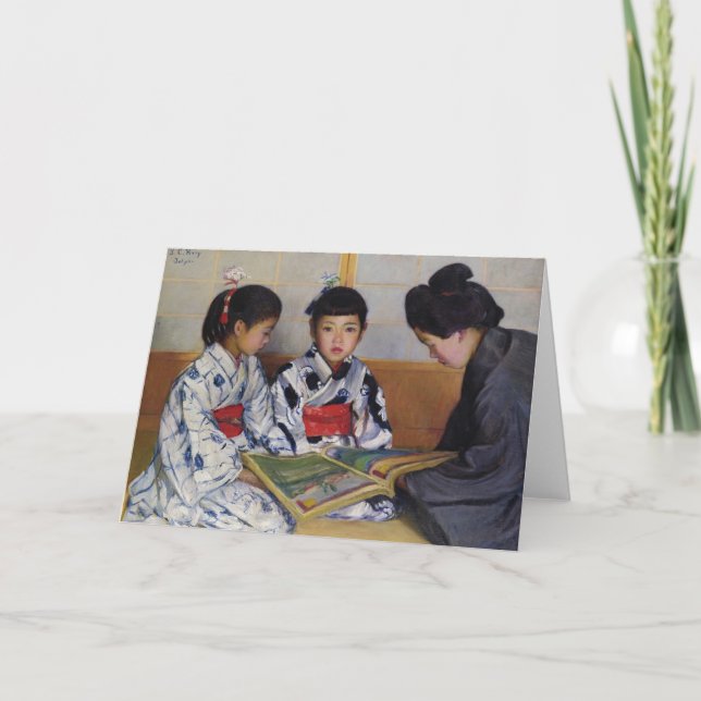 Tarjeta El libro de imágenes | Berthe Morisot (Anverso)