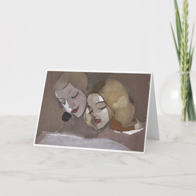 Tarjeta El libro de imágenes, Helene Schjerfbeck (Anverso)