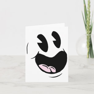 Tarjeta El lindo fantasma Lazy Halloween disfraz gracioso 