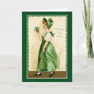 Tarjeta El llevar del verde