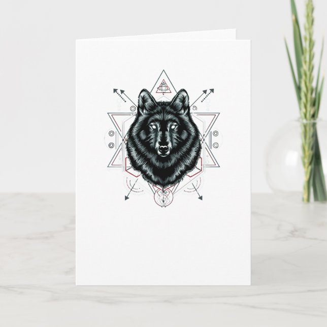 Tarjeta El lobo (Anverso)