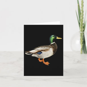 Tarjeta El logo del bolsillo del pato de Mallard Drake