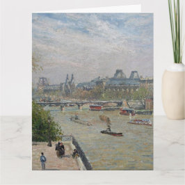 Tarjeta El Louvre, la primavera de Camille Pissarro