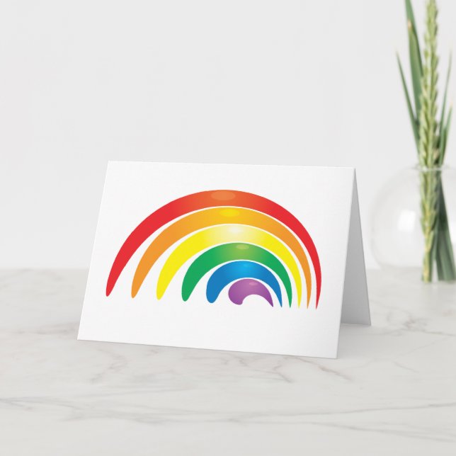 Tarjeta El lujoso arcoiris (Anverso)