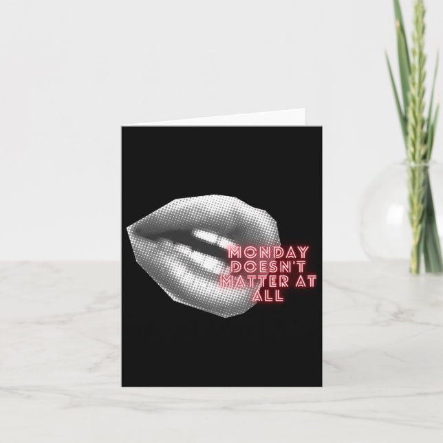 Tarjeta El lunes no es para nada ~ Kylie Minogue Fan ~ Ten (Anverso)