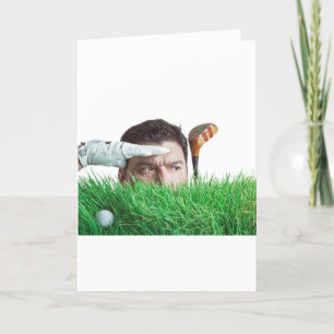 Tarjeta El mal día del golf es mejor que un buen día de tr