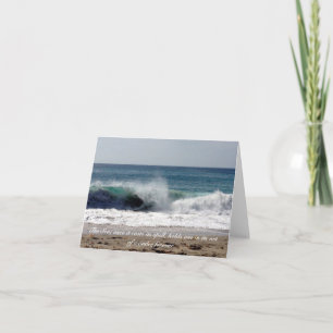 Tarjeta El mar de Notecard Maravilla