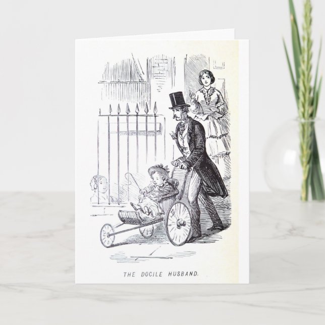 Tarjeta El marido imbécil (Anverso)