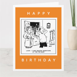 Tarjeta El marido no quiere cuestionar al Personalizado