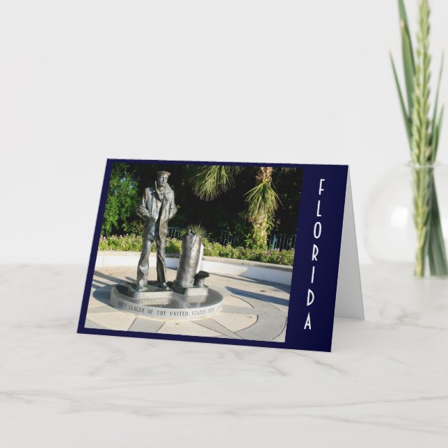 Tarjeta El marinero solitario (Anverso)