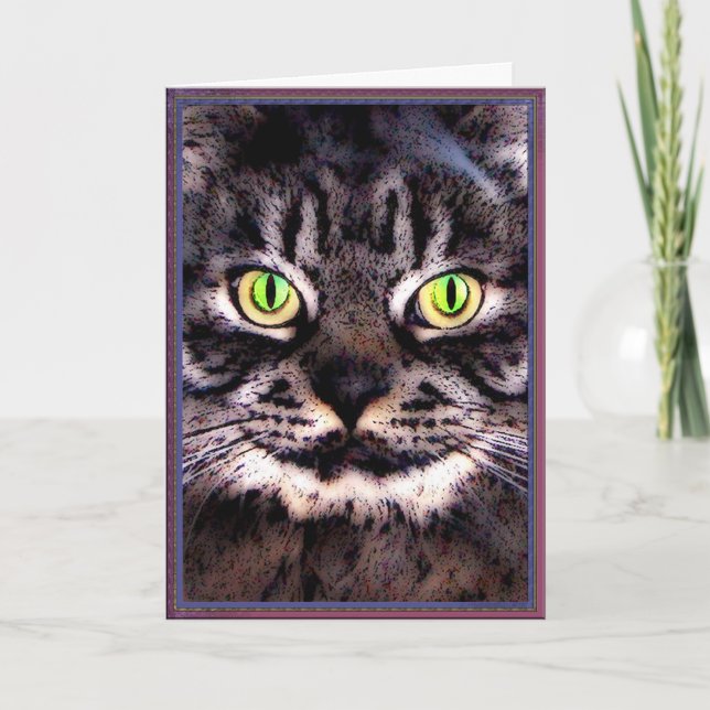 Tarjeta El maullido del gato (Anverso)