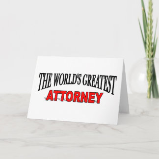 Tarjeta El mayor abogado del mundo