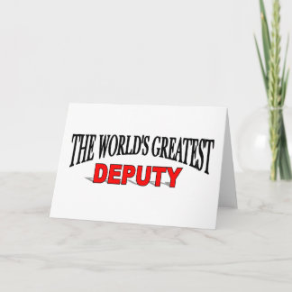 Tarjeta El mayor adjunto del mundo