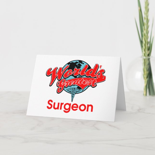 Tarjeta El mayor cirujano del mundo (Anverso)