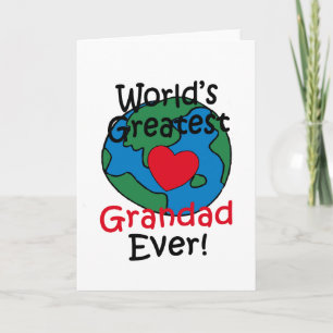 Tarjeta El mayor corazón de abuelo del mundo