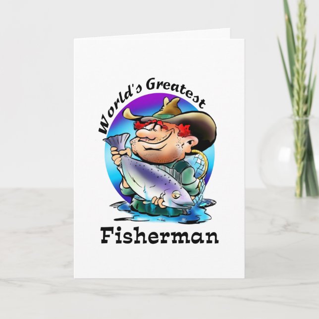 Tarjeta El mayor engranaje pescador del mundo (Anverso)