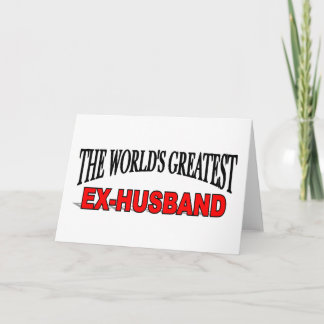 Tarjeta El mayor exmarido del mundo