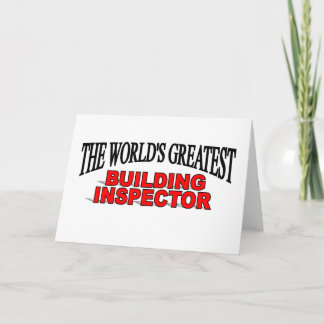 Tarjeta El mayor inspector de edificios del mundo
