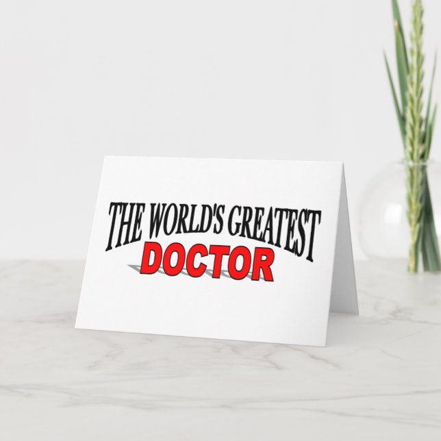 Tarjeta El mayor Médica del mundo (Anverso)