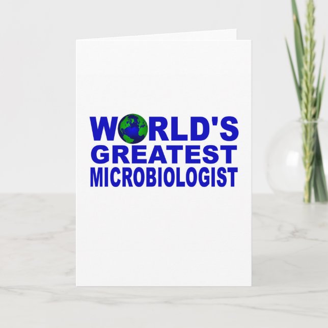 Tarjeta El mayor microbiólogo del mundo (Anverso)