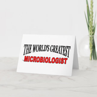 Tarjeta El mayor microbiólogo del mundo