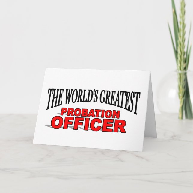 Tarjeta El mayor oficial de libertad condicional del mundo (Anverso)