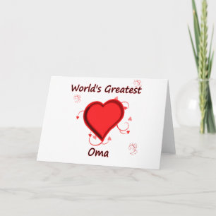 Tarjeta El mayor oma del mundo