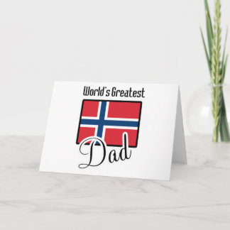 Tarjeta El mayor padre noruego del mundo