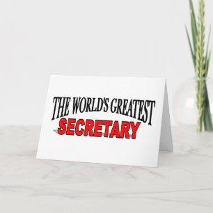 Tarjeta El mayor secretario del mundo