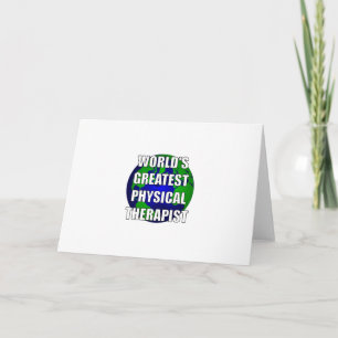 Tarjeta El mayor terapeuta físico del mundo