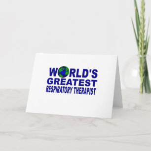 Tarjeta El mayor terapeuta respiratorio del mundo