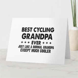 Tarjeta El mejor abuelo de ciclismo del día del padre