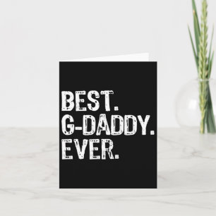 Tarjeta El mejor abuelo papá G divertido genial