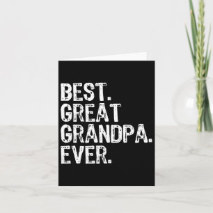 Tarjeta El Mejor Bisabuelo del Mundo Diversión Familiar Ge