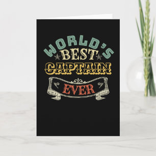 TARJETA EL MEJOR CAPITÁN DEL MUNDO