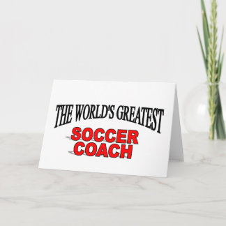 Tarjeta El mejor entrenador de fútbol del mundo