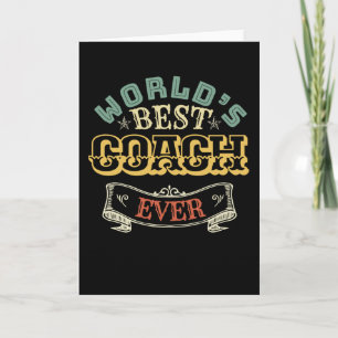 TARJETA EL MEJOR ENTRENADOR MUNDIAL DE LA HISTORIA