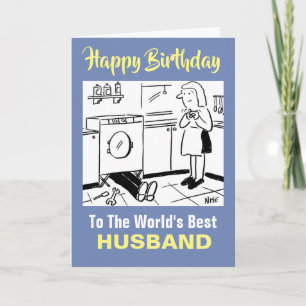 Tarjeta El mejor esposo Handyman del mundo