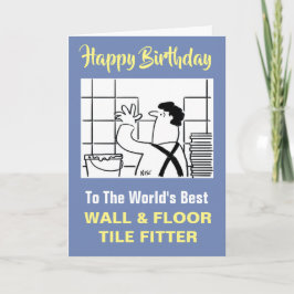 Tarjeta El mejor jugador de mosaico del mundo feliz cumple