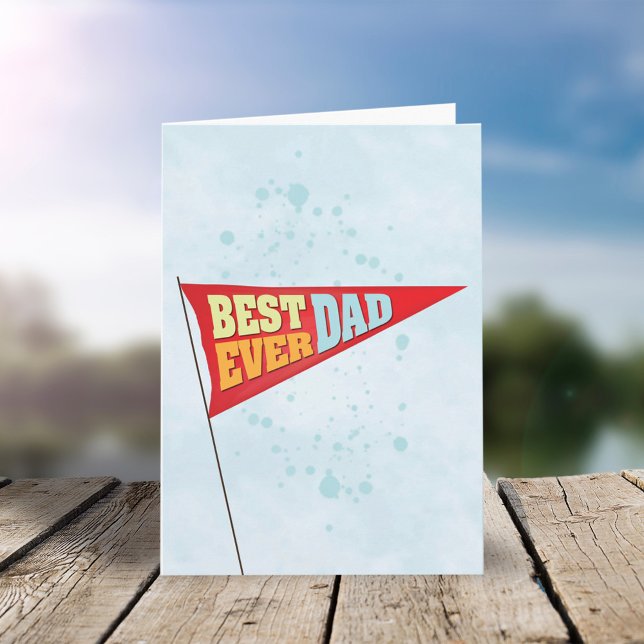 Tarjeta El mejor padre del día del padre (Subido por el creador)