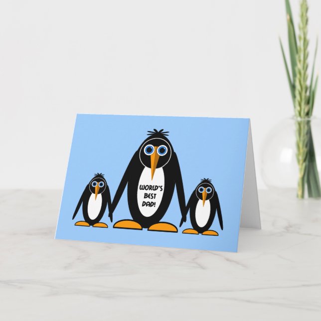 Tarjeta el mejor padre del mundo (Anverso)