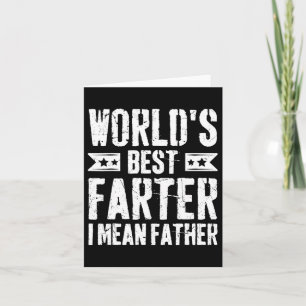 Tarjeta El mejor padre del mundo, quiero decir padre, padr