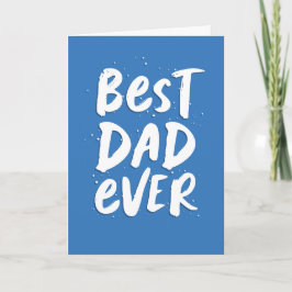Tarjeta El mejor padre siempre moderno y de moda Día del P